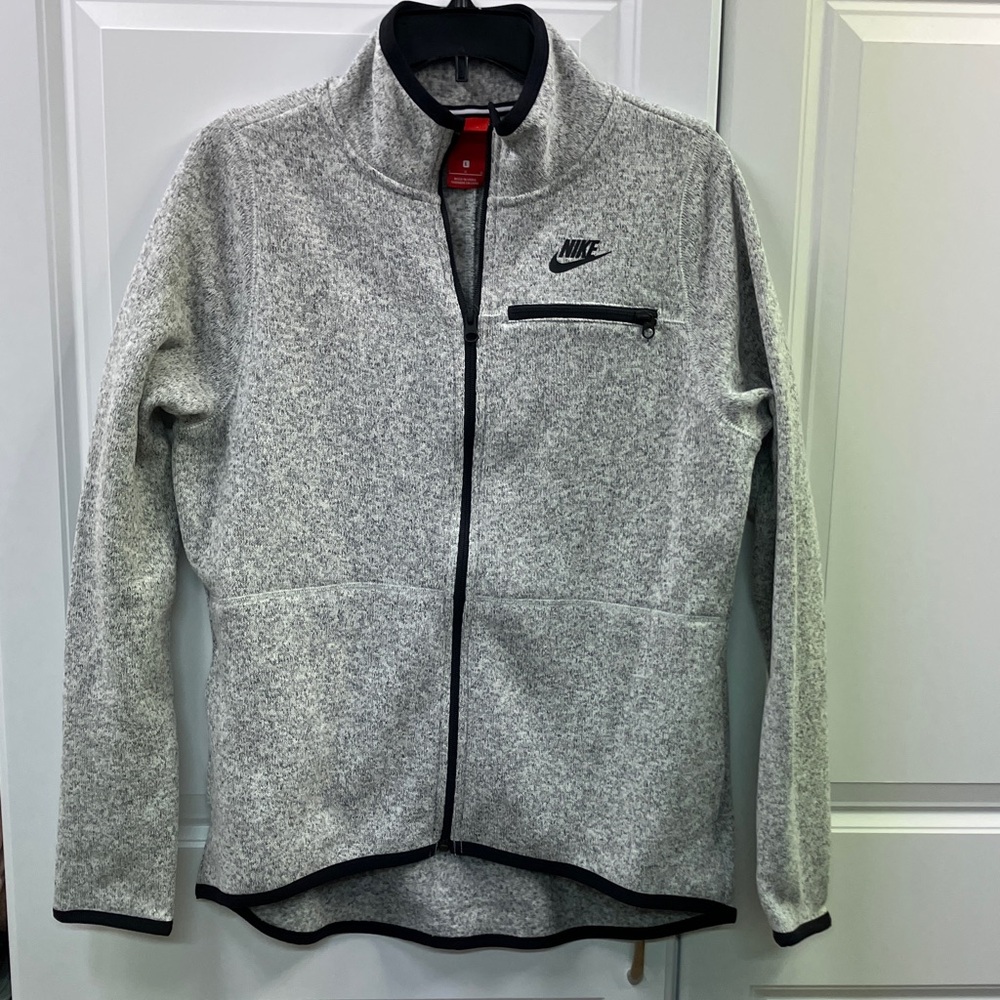 Women’s Nike Heather Gray Zip-Up Jacket